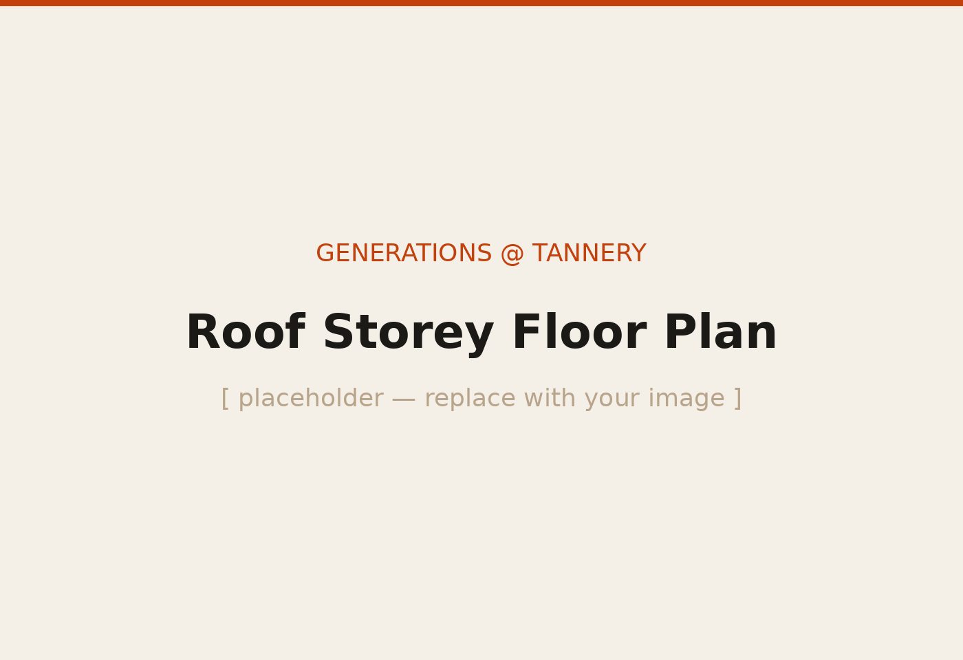 Generations @ Tannery Roof Storey floor plan