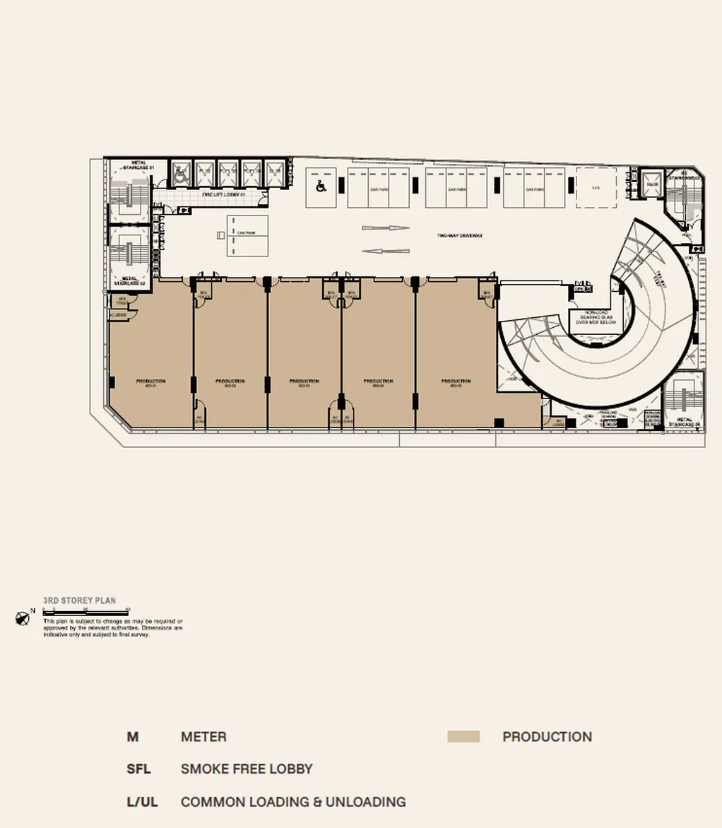 Generations @ Tannery 3rd Storey — Production Units floor plan, 71 Tannery Lane