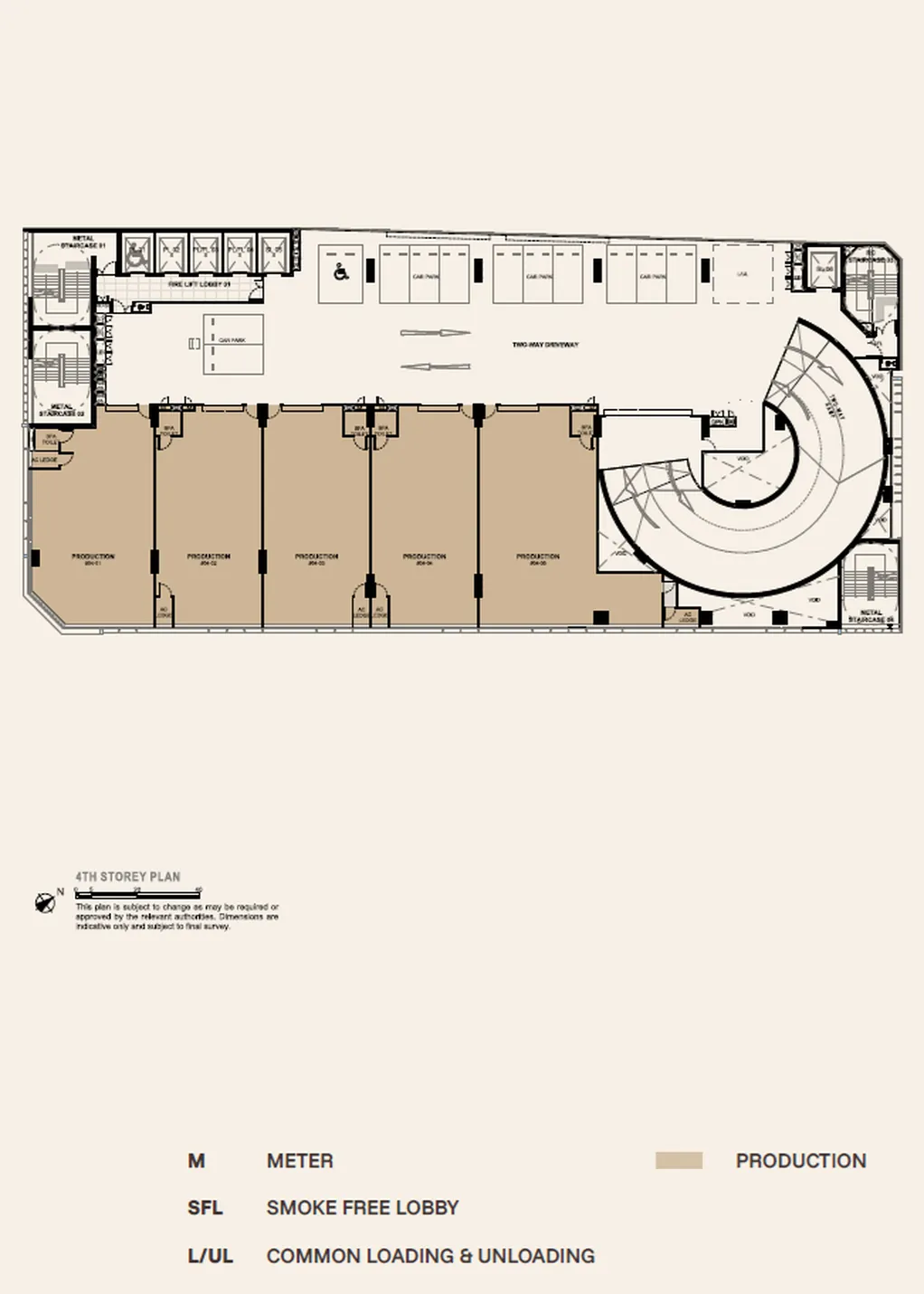 Generations @ Tannery 4th Storey — Production Units floor plan, 71 Tannery Lane